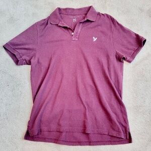 AMERICAN EAGLE Men's Purple Polo/Golf Shirt Size XL